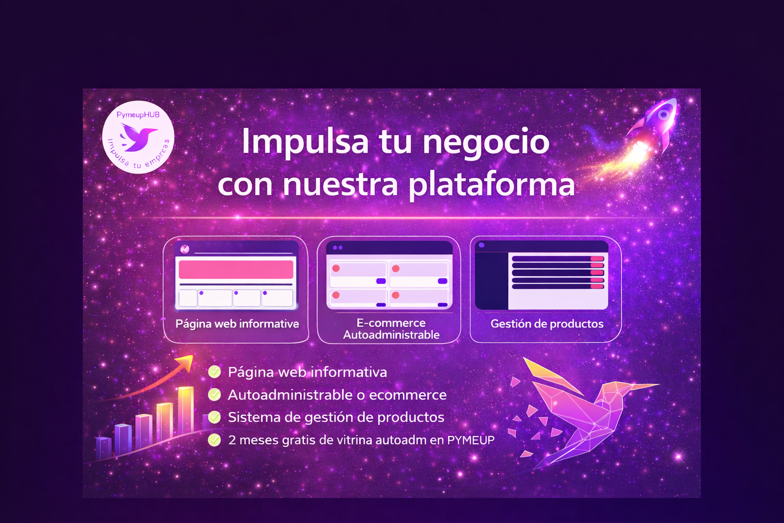 Impulsa tu negocio con PymeupHUB